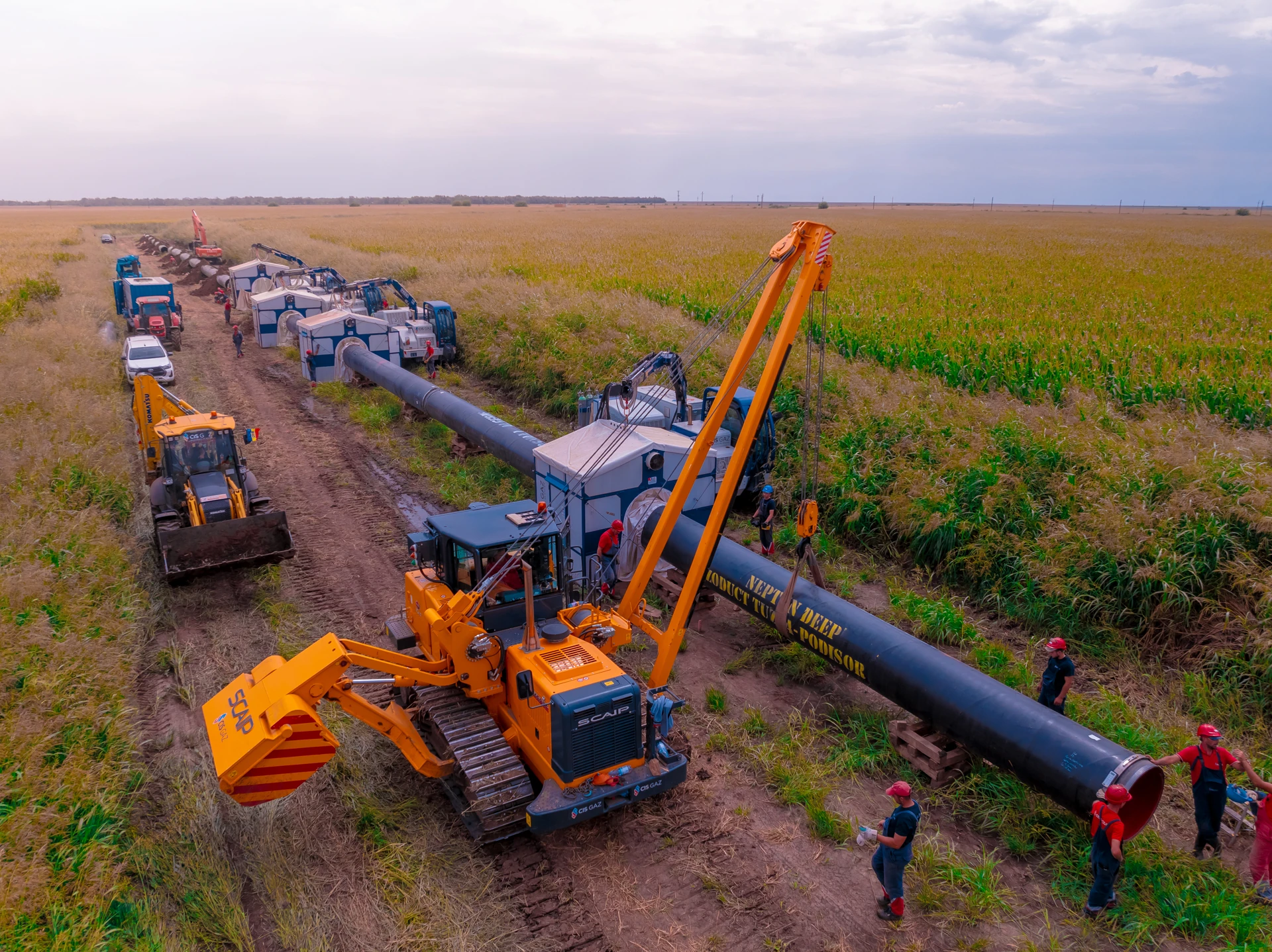 Pipeline construction on the Black Sea Shore–Podișor project
